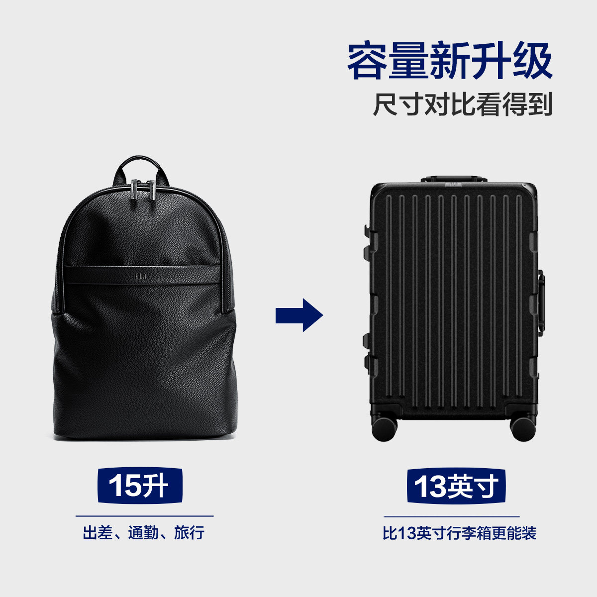 HLA/海澜之家男士双肩包商务出差休闲通勤轻便皮质电脑背包旅行,淘宝优惠券,粉丝福利购,淘宝优惠卷