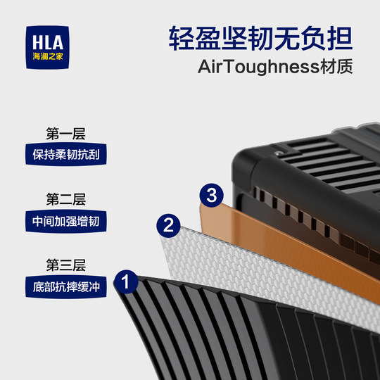 HLA/海澜之家大容量行李箱女学生20寸登机旅行拉杆箱24寸男26拉链