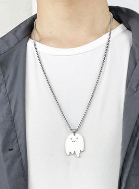卡通动漫幽灵小众设计日韩风项链