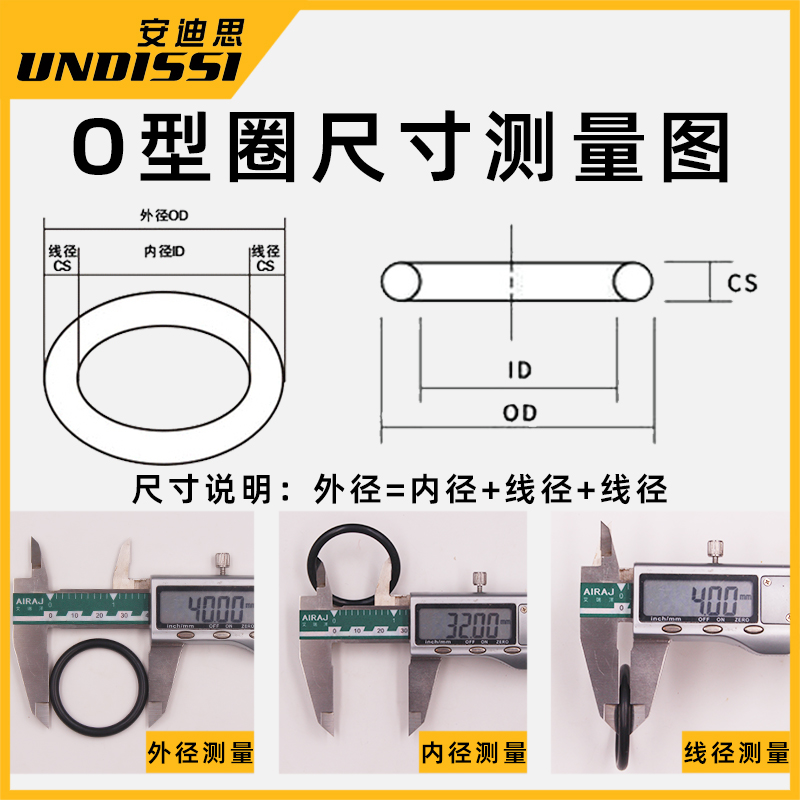 内径1.78-133.07*线径1.78mm美标丁晴胶o型圈耐磨油高温橡胶密封-图2