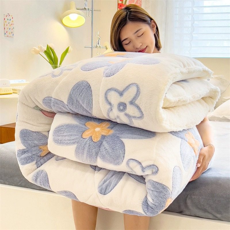 羊羔绒被子2025新款冬季棉被被芯冬天宿舍单人秋冬被加厚保暖10斤,淘宝优惠券,粉丝福利购,淘宝优惠卷