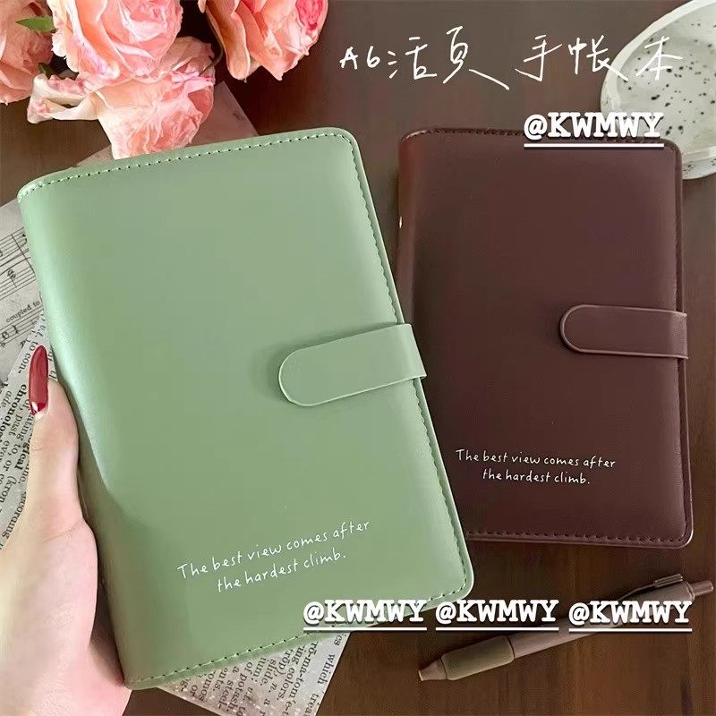 港信A6磁吸活页手账本高颜值复古风便携随身记事本子可拆卸笔记本,淘宝优惠券,粉丝福利购,淘宝优惠卷