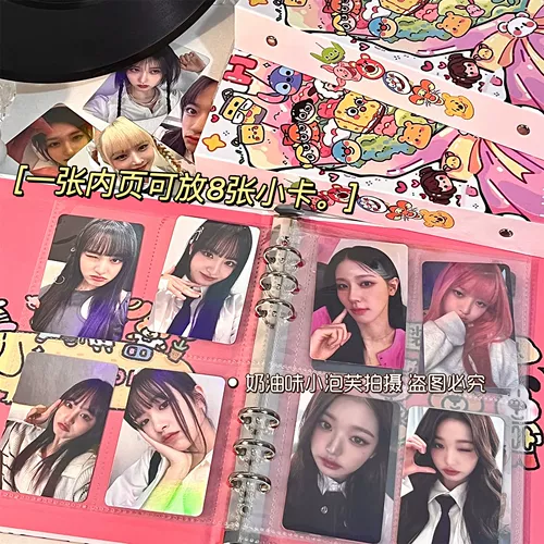 Мультяшная карточная книга, фотография для визитных карточек, система хранения, 3 дюймов