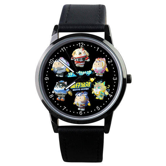 蛋仔派对手表周边音乐星企划精灵之声同款防水表简约指针式学生表