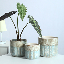 Butterfly Lan Special Ceramic Flowerpots Nordic Delicate Vases Home Indoor Light Extravaganza Superior Broccoli Pot Tiger Pilan