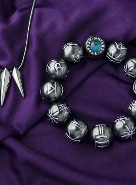 黑新款奇莫由珠手串周边项链男女小众个性送生日礼物