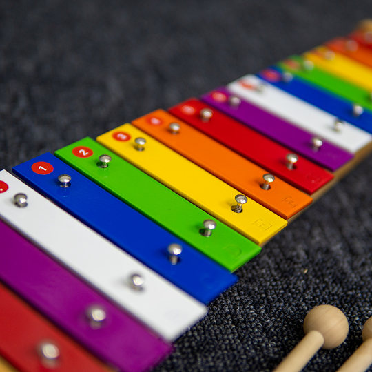 Teaching Standard 15-knocking piano wooden 8-scale children