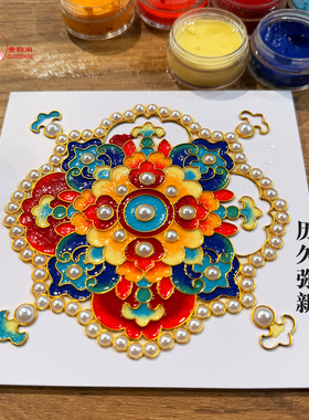 春夏秋冬非遗掐丝珐琅DIY材料包