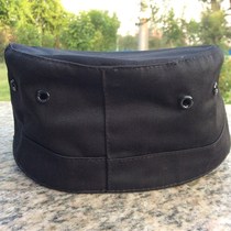New Black Security Work Training Cap Security Property Hat Summer Male And Female Mesh Duck Tongue Cap Flat Top Hat