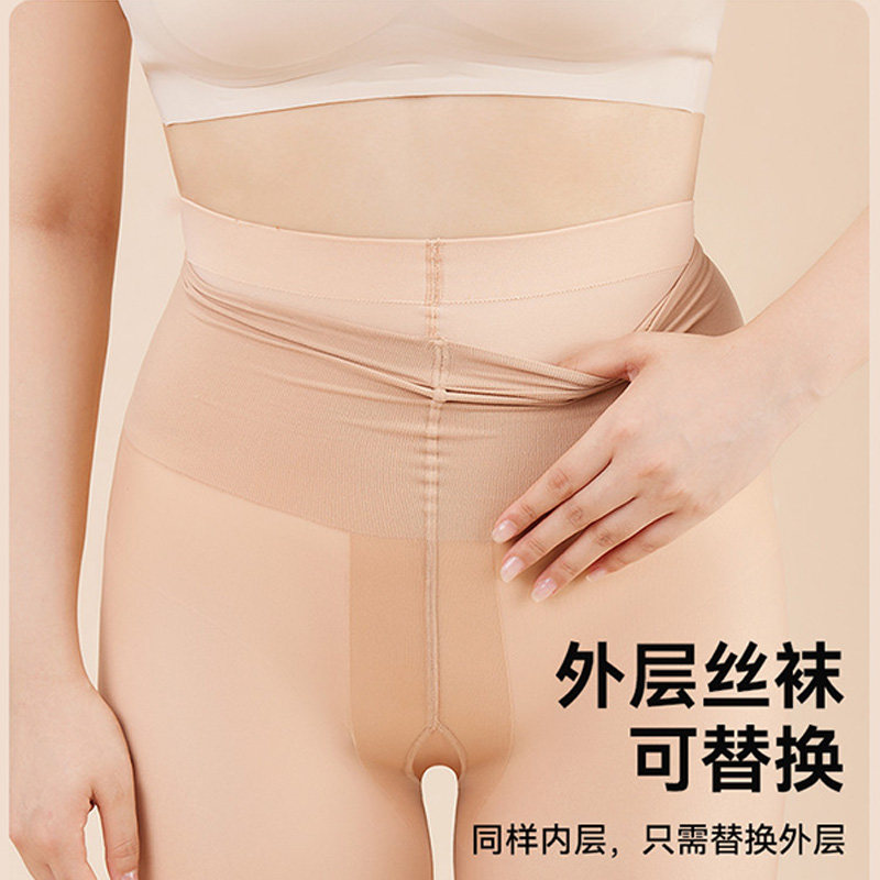 光腿神器女大码秋冬小姑娘家天自然裸感加绒厚打底显瘦连裤菇凉家,淘宝优惠券,粉丝福利购,淘宝优惠卷