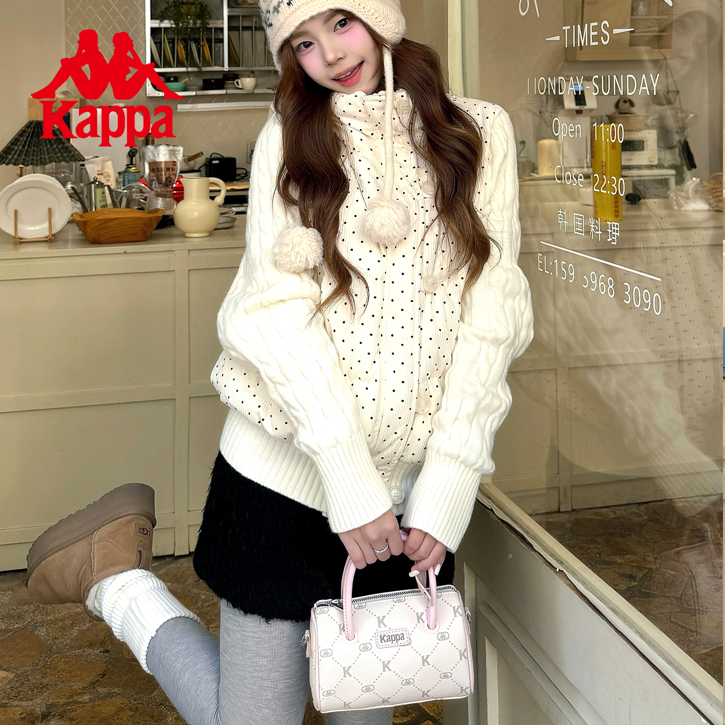 Kappa卡帕 25年新款波士顿包包女式百搭手提枕头包单肩斜挎通勤包,淘宝优惠券,粉丝福利购,淘宝优惠卷