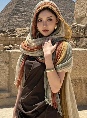 废土风沙漠披肩女外搭