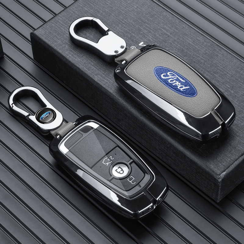 适用2023福特探险者2020款钥匙套金牛座壳扣包汽车用品翼搏专用男 - 图2
