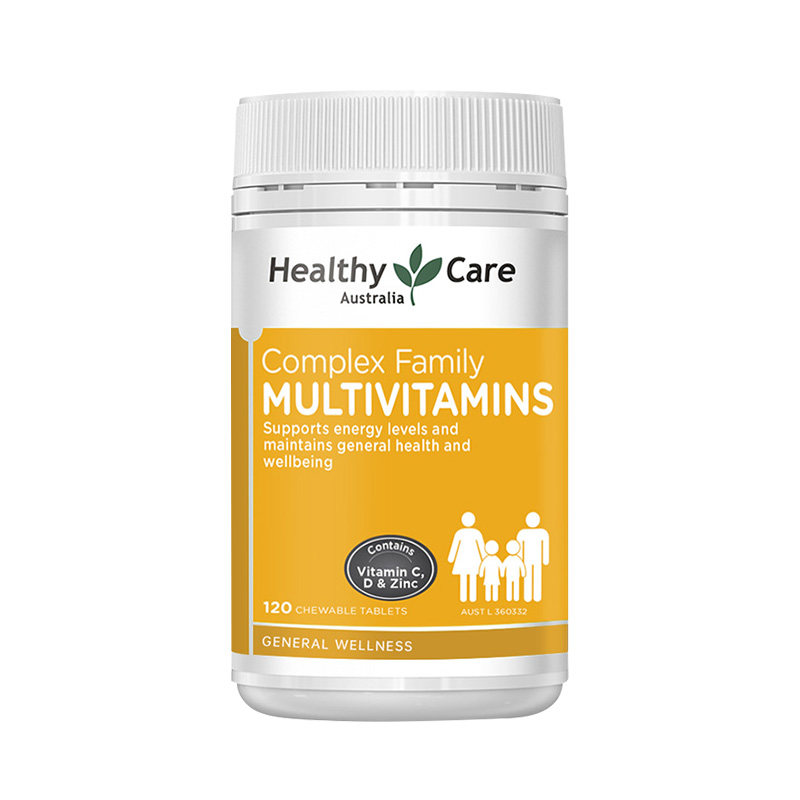 【新品】healthycare复合咀嚼片女钾 HealthyCare海外复合维生素/矿物质