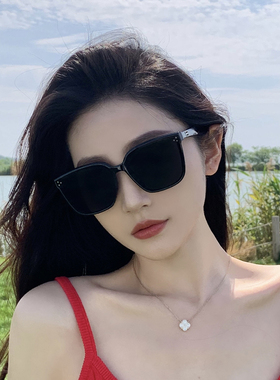 墨镜女方形复古方圆脸显瘦防紫外线高级感男款夏季时尚个性太阳镜