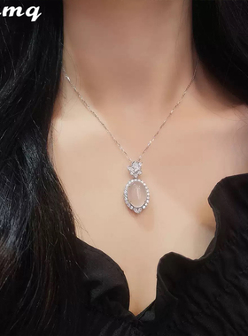 玉髓项链吊坠送妈妈女生礼物