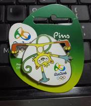 (Lingang loft) Mascot Zhang Oo a pair of 6 Brazilian Express emblem 201 badges to run the Rio O  belt