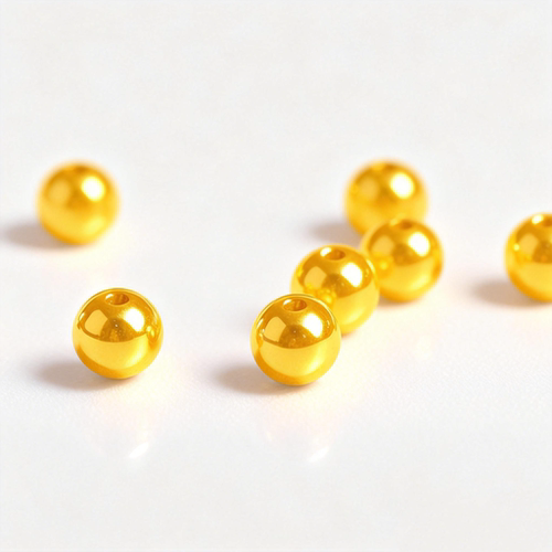【凤彩鸣】古法珠足金999黄金转运珠手链小金珠子手串纯金宝串珠 - 图2