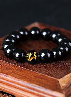 【买一赠六】正品天然红玛瑙黑色生肖属相男女手链手串新款情侣