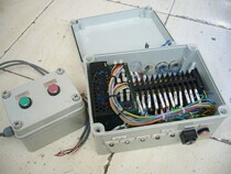 Dismantling machine FP0-C32CT 24V switching power supply wiring terminals with lamp button switch