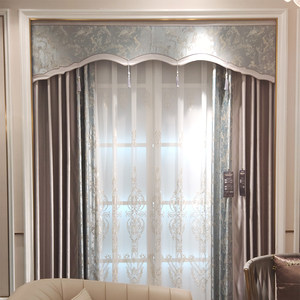 摩力克窗帘现代简美式轻奢风新款客厅卧室遮光高精密客厅隔热定制