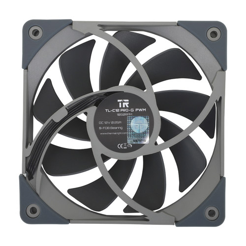 利民Thermalright TL-C12PRO-G 4pin调速1850PWM风扇双面二次动平衡机箱风扇 - 图1
