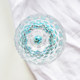 Qijiang vintage cup crystal glass light turquoise ຟຸ່ມເຟືອຍ