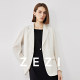 Zezi buttoned triacetate ຊຸດແມ່ຍິງບາງໆສີຂາວ