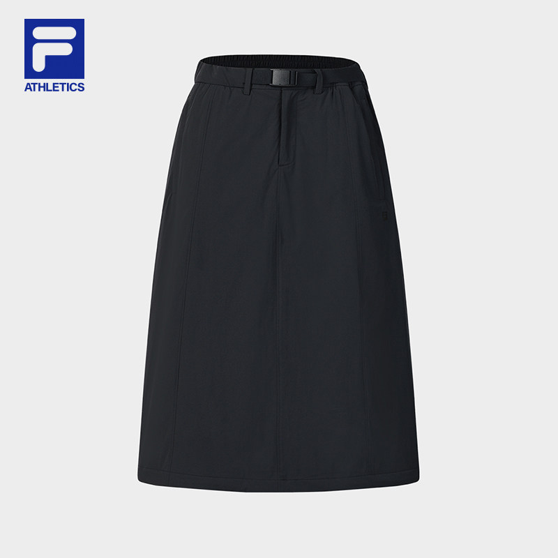 FILA 斐乐官方女士棉裙2026春新款户外运动宽松保暖半身裙一步裙,淘宝优惠券,粉丝福利购,淘宝优惠卷