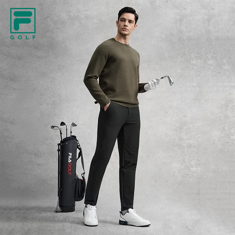 FILA 斐乐官方男子编织衫2026春新款高尔夫运动套头毛衣基础上衣,淘宝优惠券,粉丝福利购,淘宝优惠卷