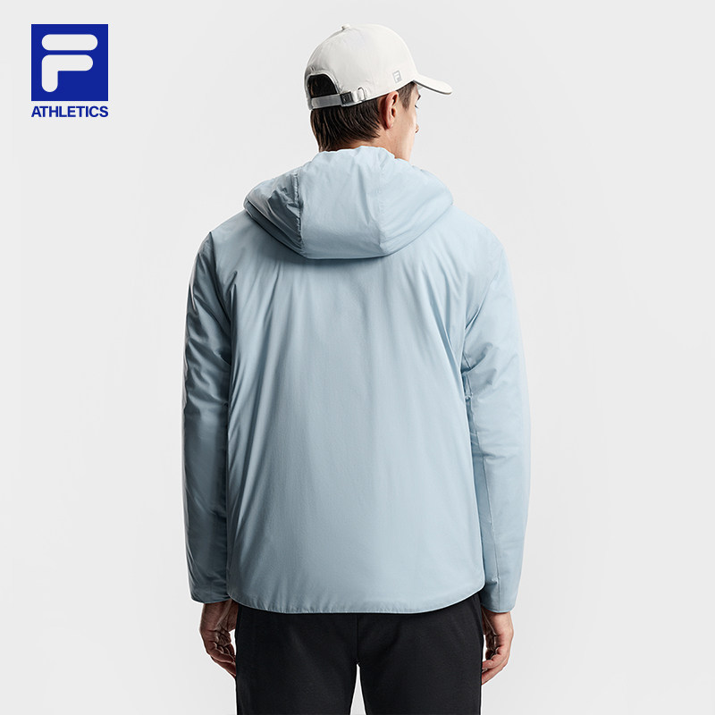 FILA斐乐官方男士棉服2026春季新款健身运动简约宽松保暖连帽外套,淘宝优惠券,粉丝福利购,淘宝优惠卷