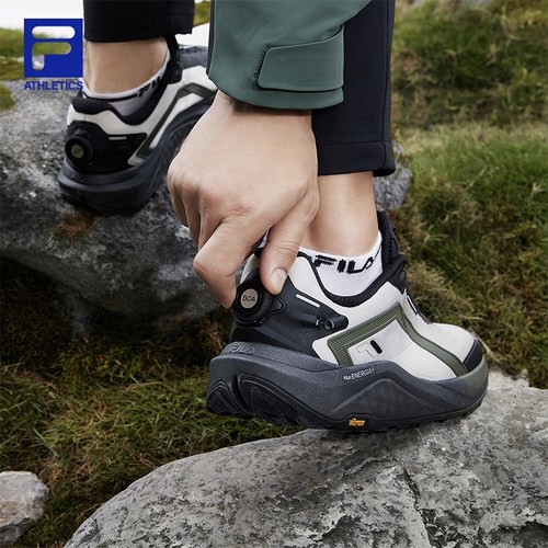 FILA 斐乐BOA WOLF男鞋跑步鞋2025夏季新款户外旋钮健身运动鞋男 - 图1