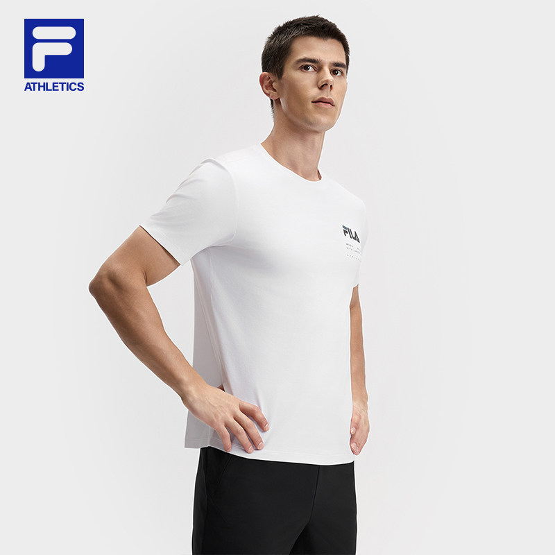 FILA斐乐男针织短袖衫2025夏季新款健身训练跑步运动防晒上衣T恤,淘宝优惠券,粉丝福利购,淘宝优惠卷