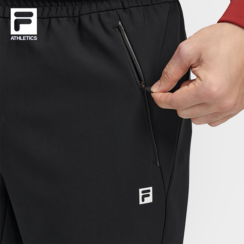 FILA 斐乐官方男士针织长裤2026春季新款健身运动简约基础直口裤,淘宝优惠券,粉丝福利购,淘宝优惠卷