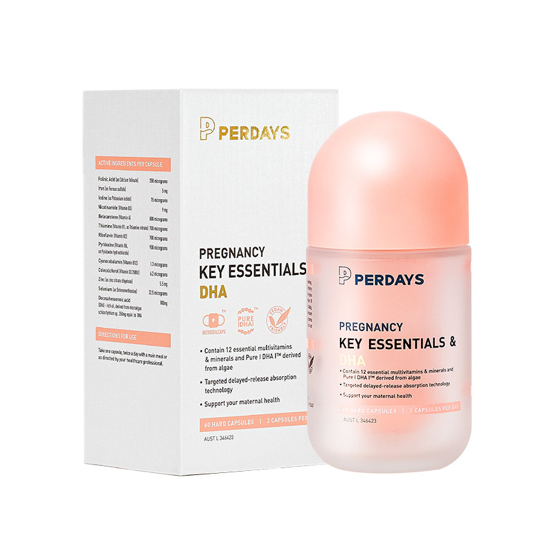 perdays复合维生素藻油dha叶酸 PERDAYS海外孕产妇DHA