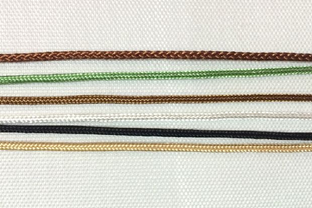竹帘绳子10米棕色木百叶窗帘拉绳滑轮锁具垂帘绳配件卷帘包邮