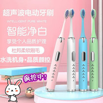 Electric Toothbrush Ultrasound Adult Fully Automatic Soft Hair Home Charging Waterproof Whitening Couple Children Schoolgirls