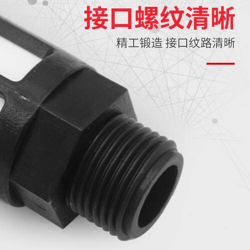 电磁阀消声器塑料气路排气PSL-01寸02/03/04分滤芯消音器气动接头 - 图1