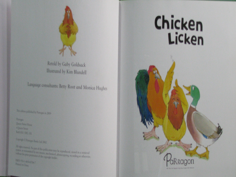 Gold Stars: Start Reading - Chicken Licken by Gaby Goldsack精装Parragon Books金色的星星:小鸡啄米小鸡 - 图1