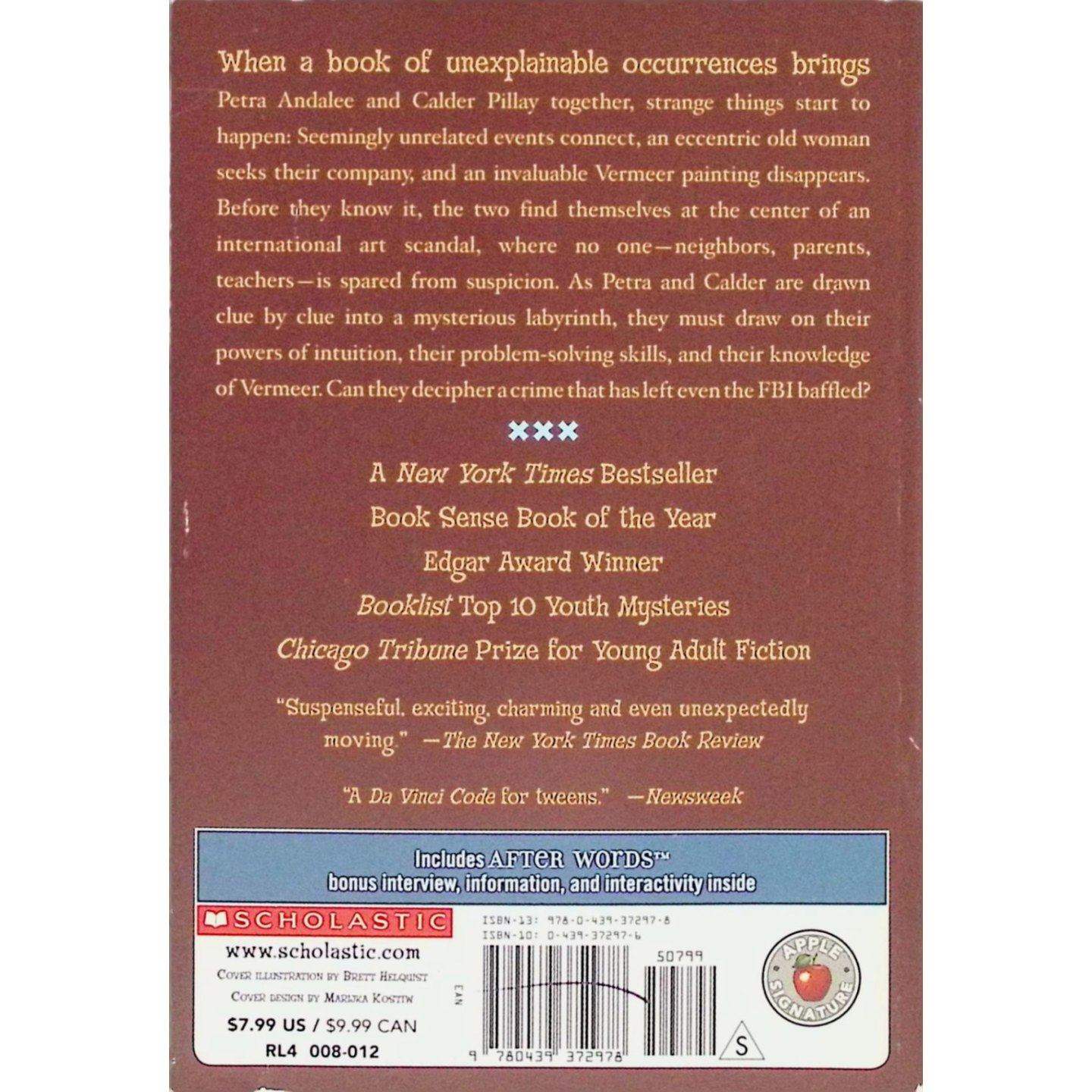 英语原版书追寻维米尔ChasingVermeer纽约时报畅销绘本推理小说适合710岁儿童阅读培养观察力逻辑思维艺术鉴赏能力,淘宝优惠券,粉丝福利购,淘宝优惠卷