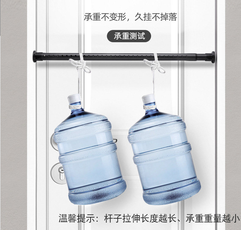 免打孔安装帘杆一整套家用屏风客厅遮挡隐私分房间卧室门帘隔断帘