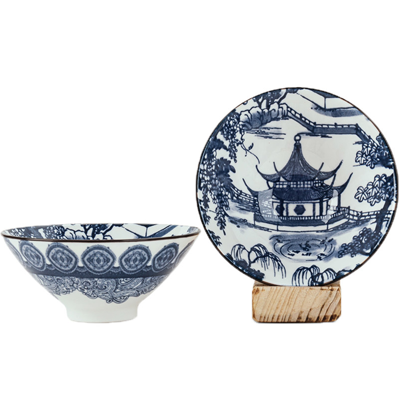 青花斗笠杯主人茶杯陶瓷品茗酒杯白酒复古风酒盏家用小酒碗个人杯,淘宝优惠券,粉丝福利购,淘宝优惠卷