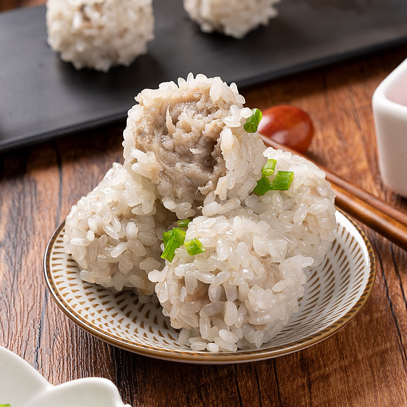 湖北农家珍珠藕丸糯米丸子新鲜猪肉丸莲藕丸预制菜食材320g - 图3