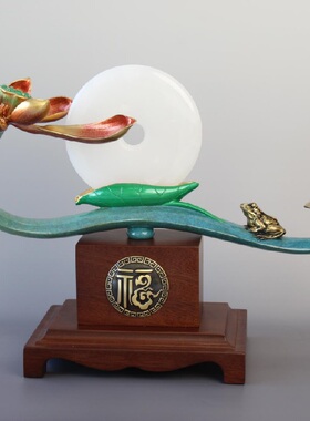 荷塘月色玄关黄铜如艺