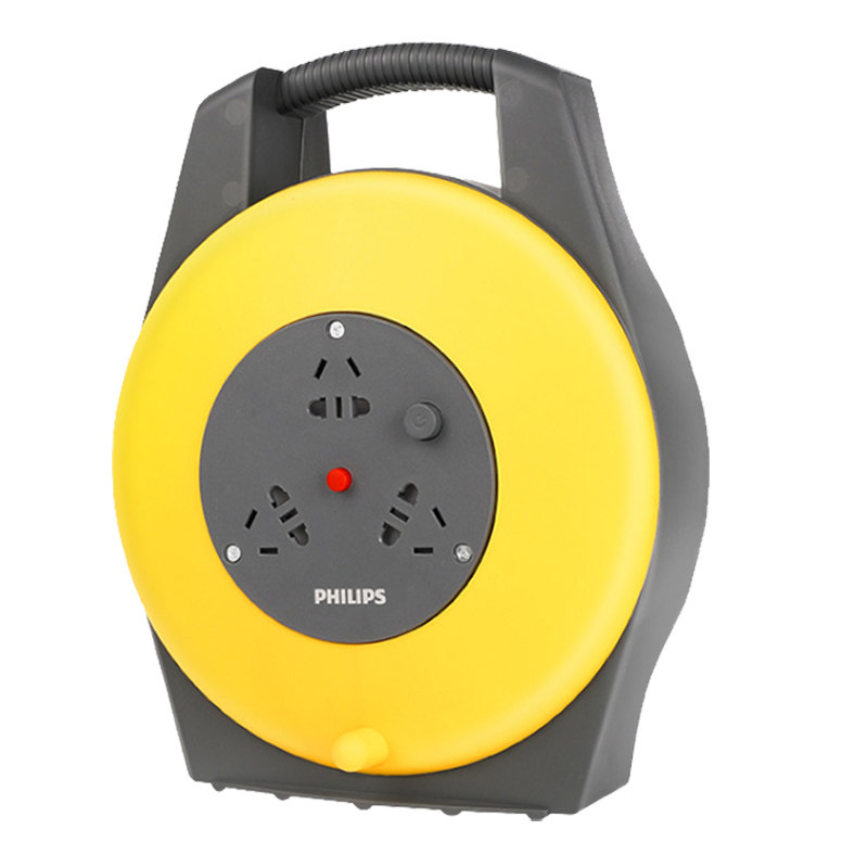 PHILIPS飞利浦过热保护电缆卷盘插座/插3位25米卷线盘工程专用,淘宝优惠券,粉丝福利购,淘宝优惠卷