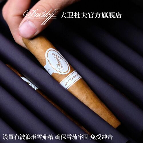 Davidoff/大卫杜夫 雪茄便携保湿包旅行出差随身携带保湿袋养茄盒 - 图0