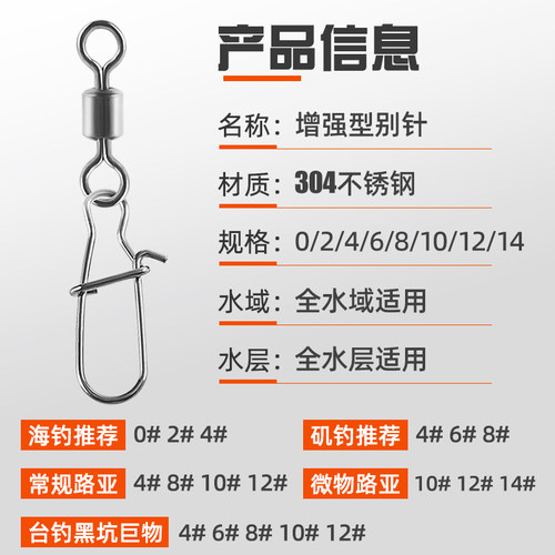 路亚八字环连接器开口大物高快速美式增强转环别针超强拉力小配件 - 图3