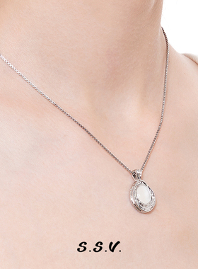 S.S.V.简约百搭月光项链