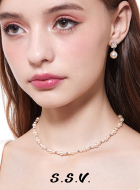 S.S.V.大小珍珠间隔项链