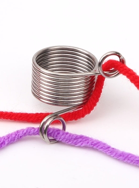 男女通用绕线顶针手工编织